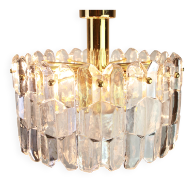 Suspension en laiton avec verre Murano Palazzo, Kalmar, Autriche, années 1970