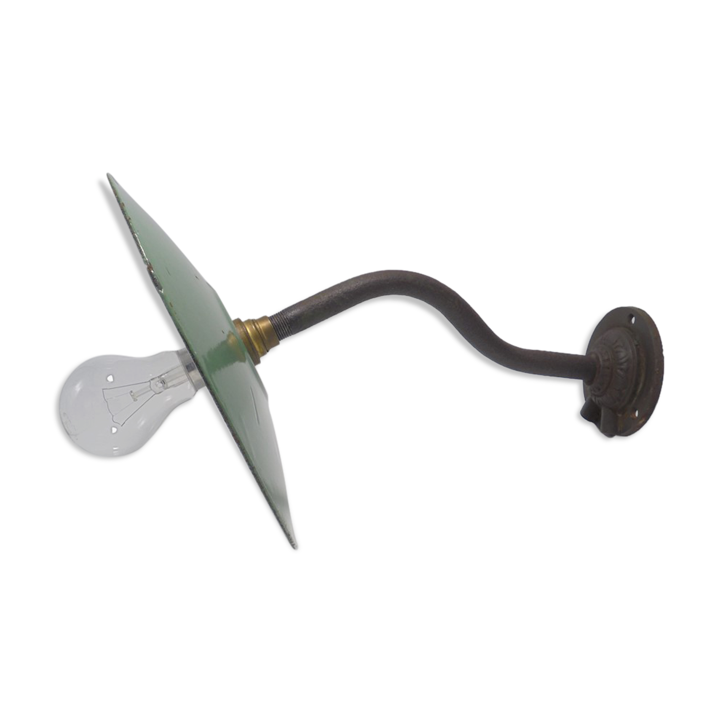 Gooseneck wall lamp