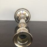 Silver metal bougeoir