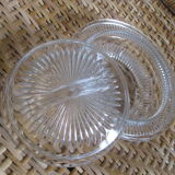 Round butter maker in glass