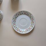 Set of 6 cups and saucers