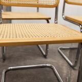 Lot of 4 chairs B32 by Marcel Breuer