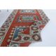 Vintage Turkish Hand-Knotted Wool Cotton Red Runner 110x193