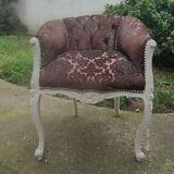 Handmade Louis XV Cabriolet armchair