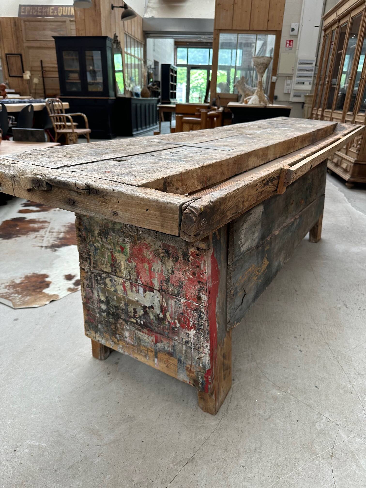 Artist's workbench, early 20th century