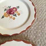 Série de 8 assiettes à dessert