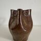 Zoomorphic Pyrite Stoneware Pitcher / France, 1950s