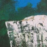 Huile sur toile, cascades/sillans