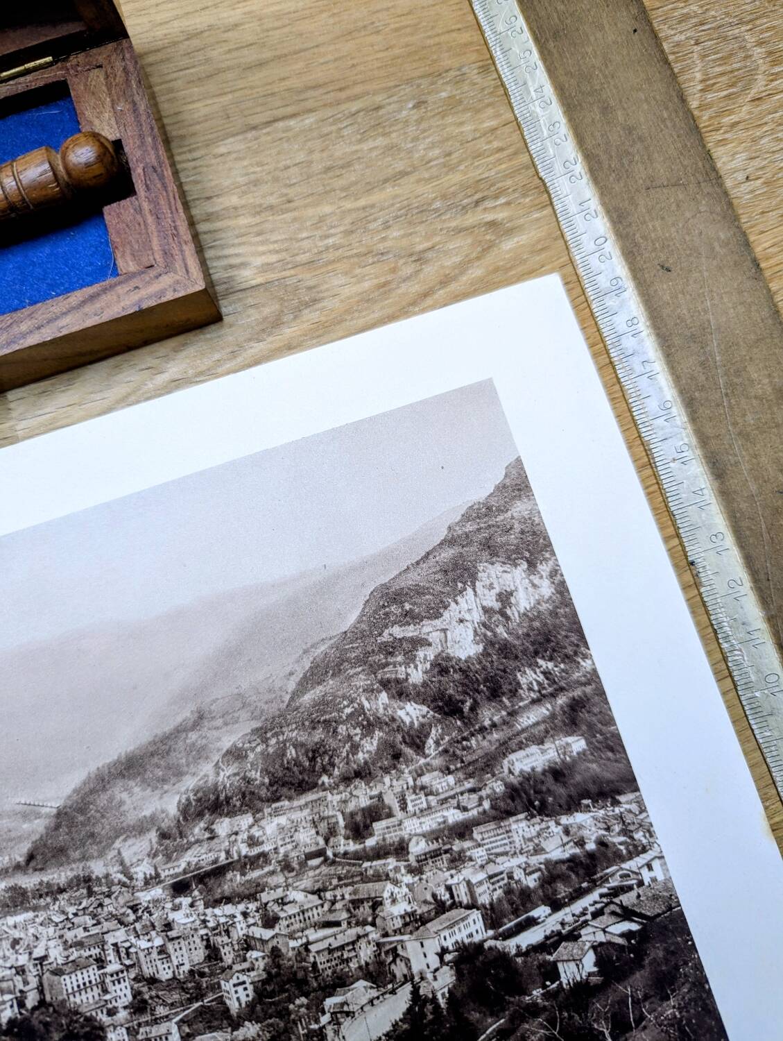 Saint-Claude, Jura, photo print plate from 1942.