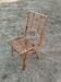 fauteuil en rotin ancien vintage