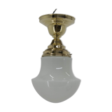 Art nouveau flush mount, 1910s, restored