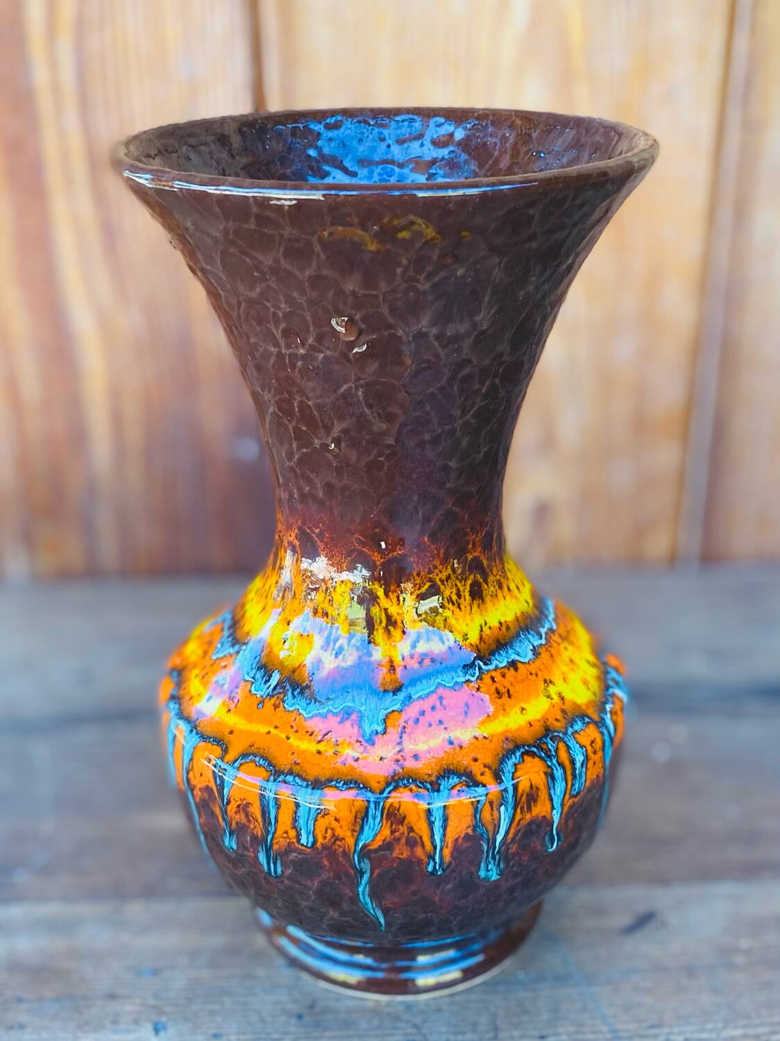 Fat Lava Vase Vallauris
