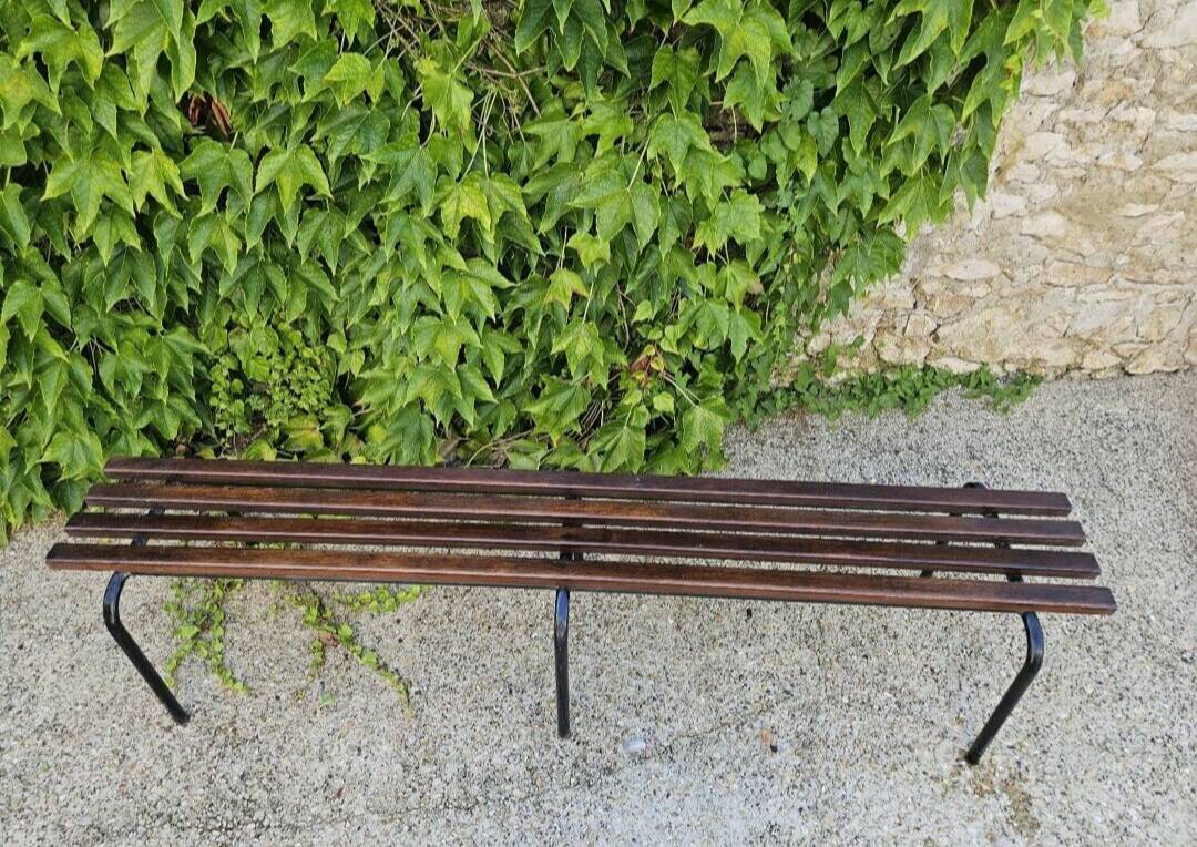 Vintage school bench