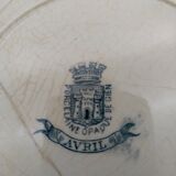 Gien opaque porcelain dish. April Model