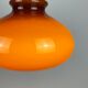 Suspension en verre brun foncé par Peill et Putzler 1960