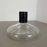 Large glass decanter element with leather Handle by Carl Auböck, Austria, 1950s