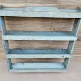 Burmese teak wall shelf
