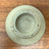 Danish ceramic candlestick from the mid-century by Herman A. Kähler for Hak, 1960s.