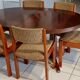 Suite of 6 vintage Baumann dining chairs 1970