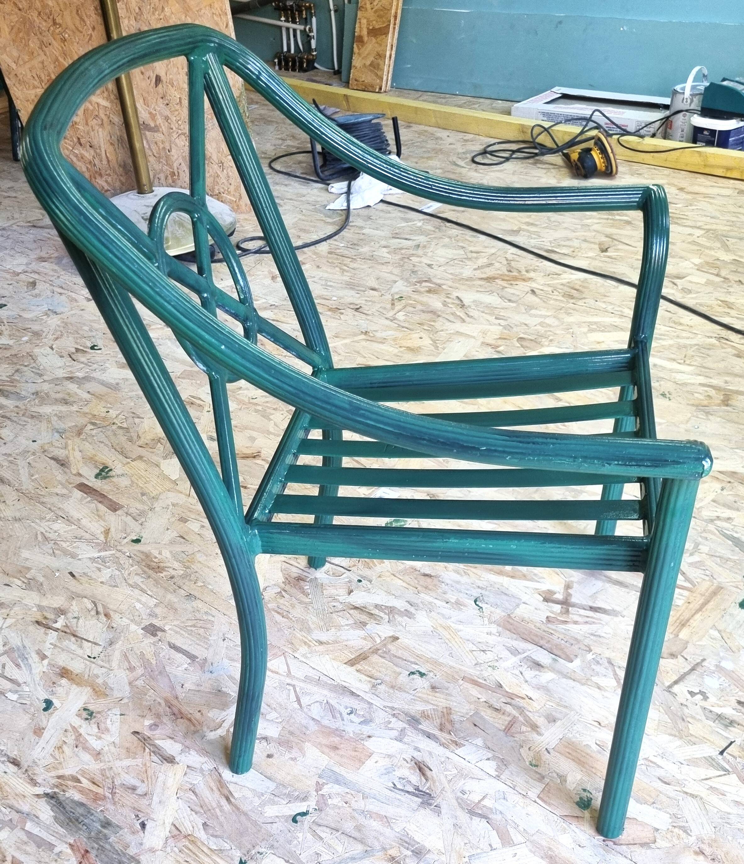 Aluminum garden chairs made in usa 1970