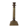 Antique candlestick in bronze and marble