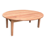 Round coffee table with flaps