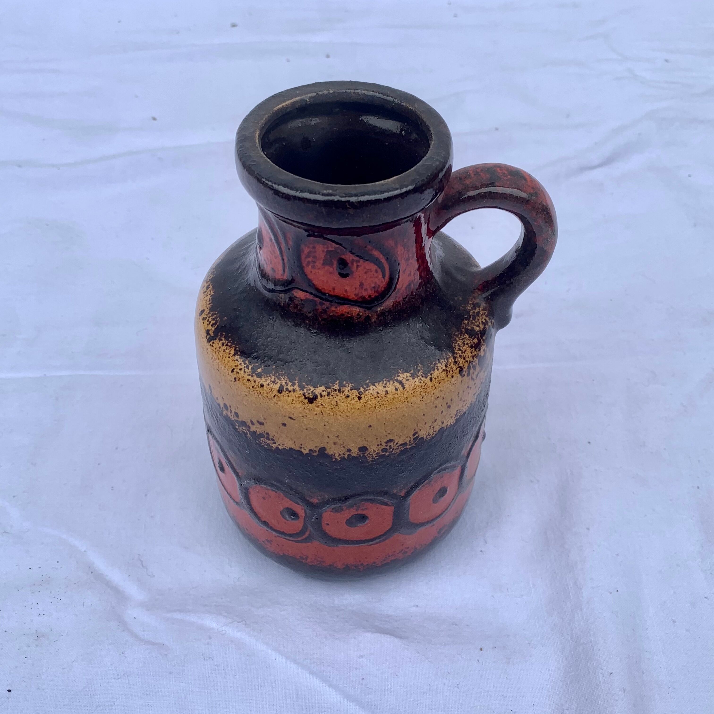 7 vases en céramique vintage