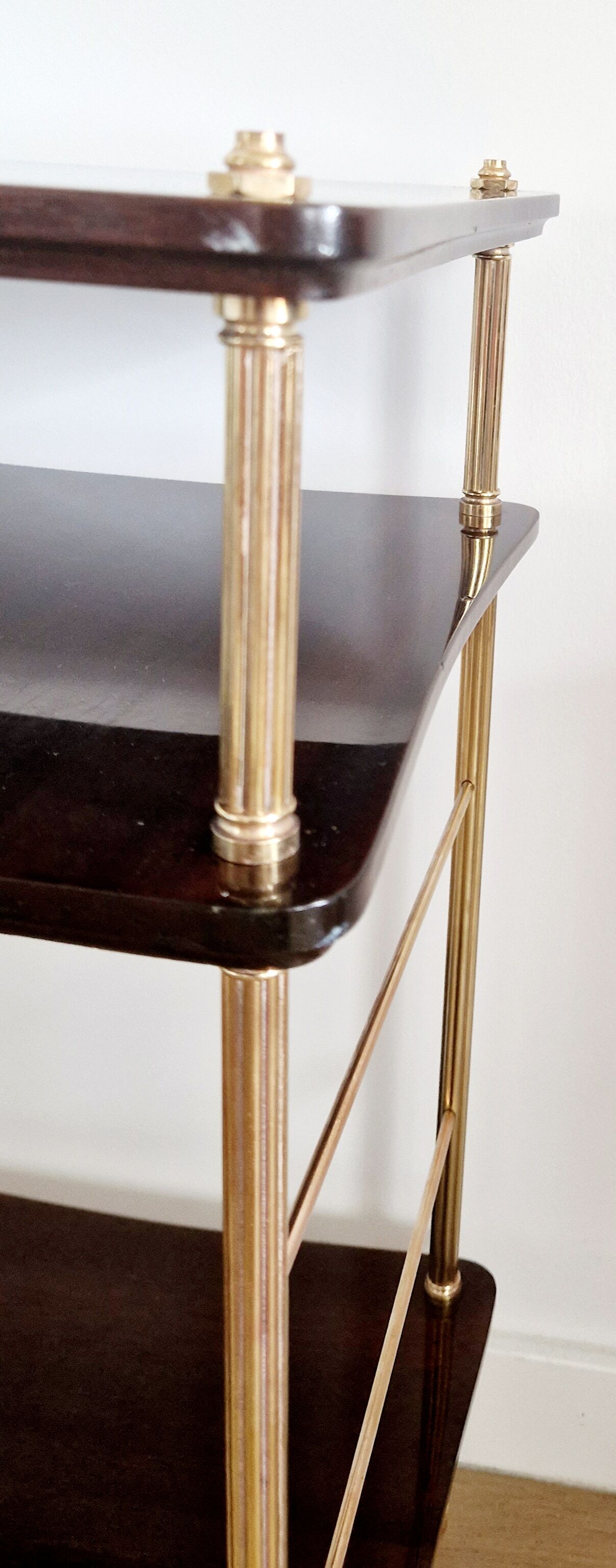 Vintage pedestal table 70s