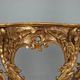 Old eclectic console carved in gilded fir, Italy 19th century
