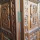 Paravent vintage antiques en bois massif scultpé