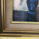 Tableau nature morte signé m.brenot tournus