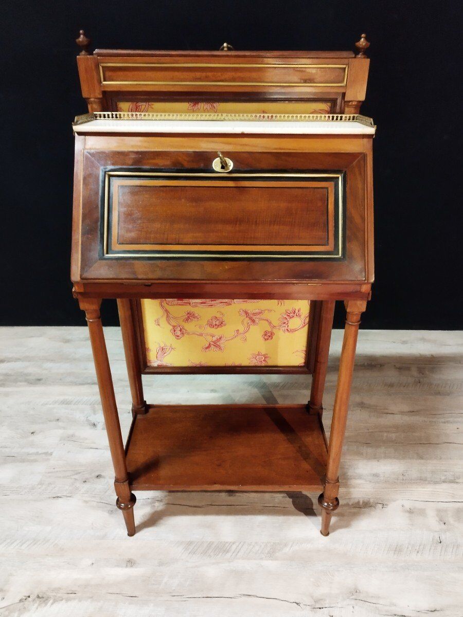 Louis xvi mahogany travel office