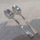 2 silver-plated teaspoons by Christofle Concorde, 13.6 cm