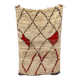 Tapis Marocain azilal beige - 114 x 166 cm