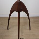 Rispal floor lamp known as "Praying Mantis" in teak, 1960