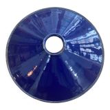 Metal suspension in blue enamel