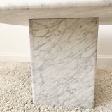Carrara marble coffee table (Italy)