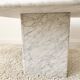 Carrara marble coffee table (Italy)