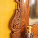 Vanity unit converted into a washbasin unit.