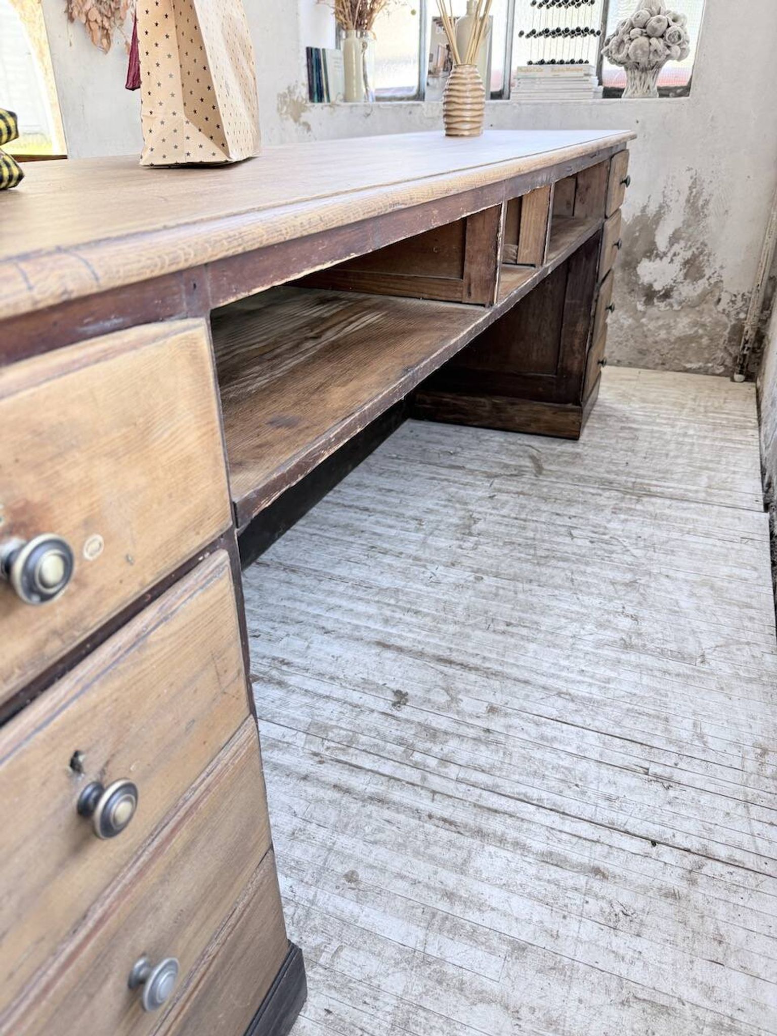 Oak workbench 250 cm XL 1950