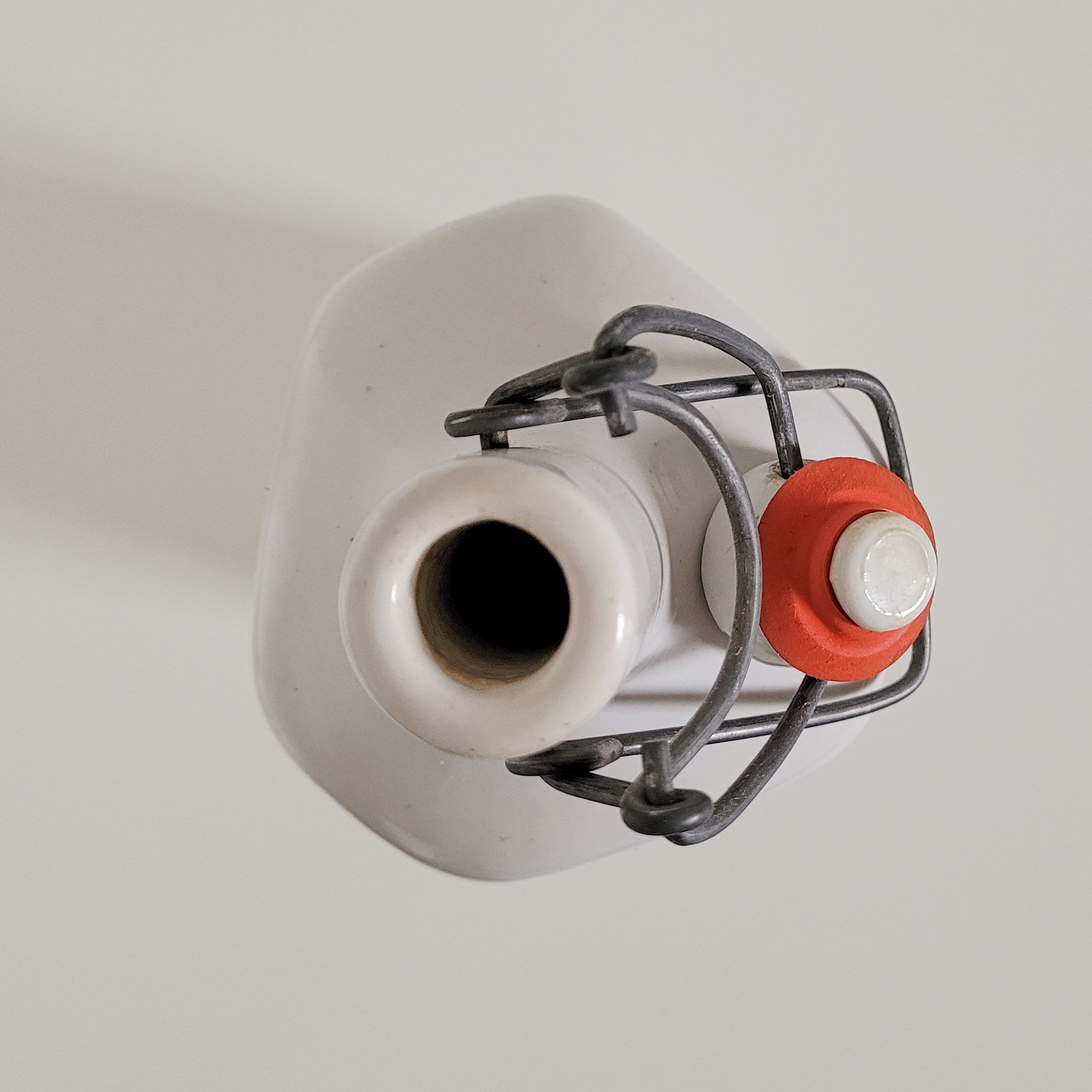 Old hexagonal sandstone bottles