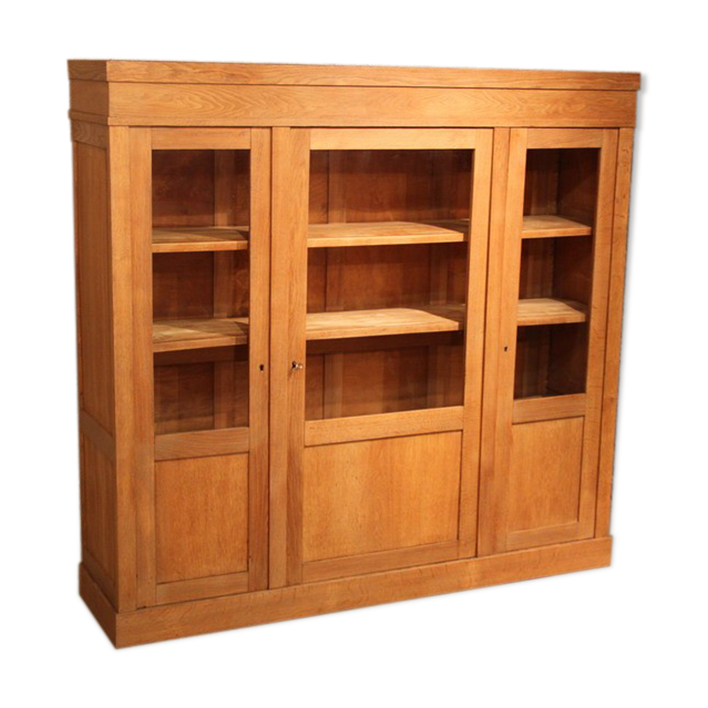 1940 oak glass library