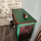 Vintage solid wood chest of drawers - unique handcrafted creation.