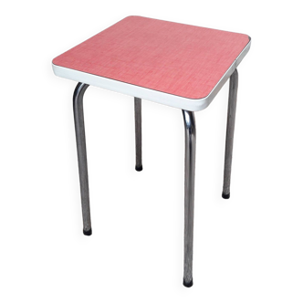 Raspberry pink formica stool