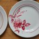 Lot de 4 assiettes Sarreguemines, collection Roseraie