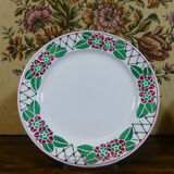 8 assiettes sarreguemines modèle turbigo assiettes anciennes