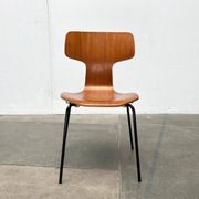 Mid-Century stackable chairs model 3103 Hammer by Arne Jacobsen for Fritz Hansen, Denmark, 1960s, set of 7.