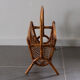 Wicker magazine rack