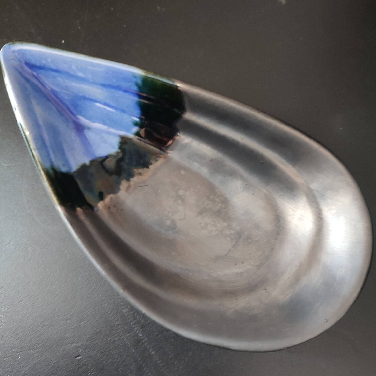 Albert Ferlay ceramic Vallauris wave pocket emptier