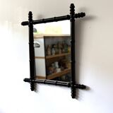 Vintage bamboo mirror from the 60s